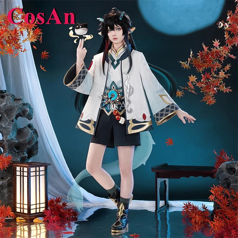 

CosAn Game Honkai: Star Rail Dan Heng Cosplay Costumes The Littles Cat Series Fashion Outfit Halloween Role Play Clothing S-XL