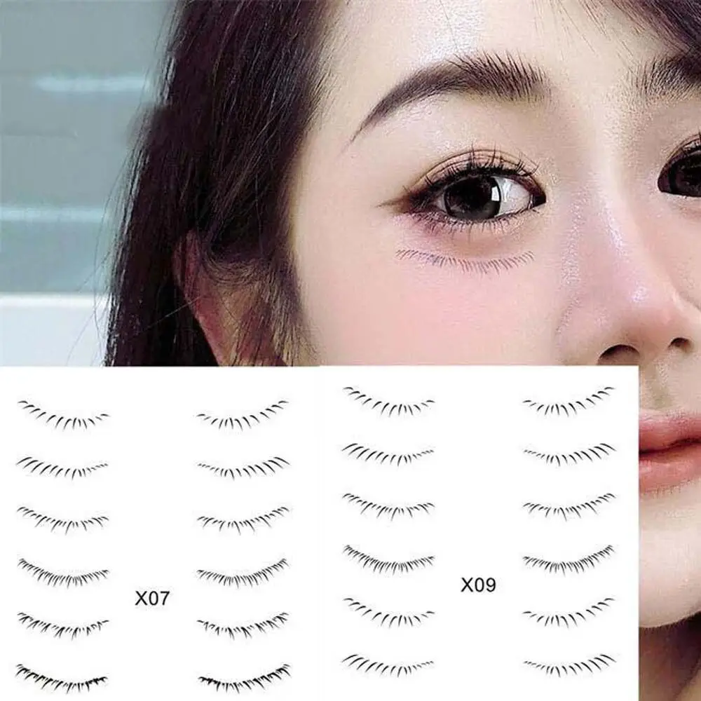 Eyelashes Extension Lower Eyelash Tattoo Sticker Temporary Tattoo Patch Water Transfer Printing Lower Eyelash Patch