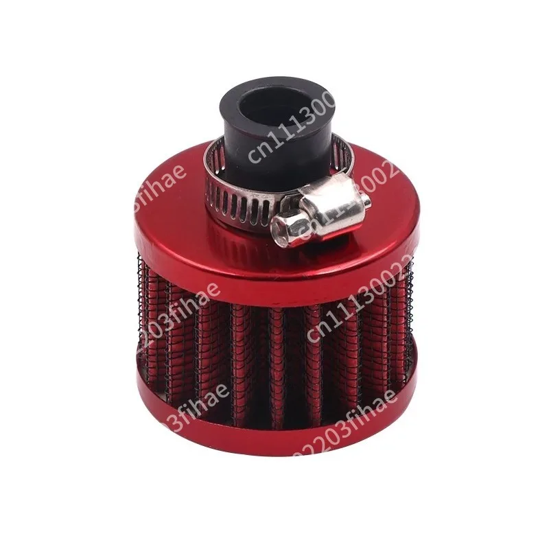 Universal Interface Automotive Air Filter 12mm Motorcycle Cold Air Intake, High Flow Crankcase Ventilation Cover