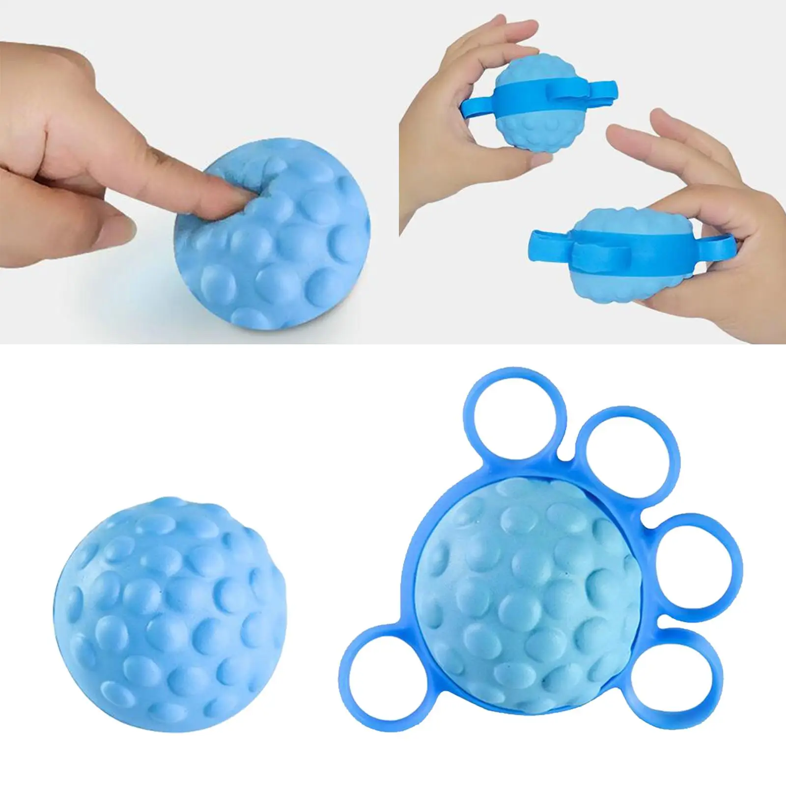 Finger Grip Ball Squeeze Force Training ออกกําลังกายเสริมสร้างอุปกรณ์ออกกําลังกาย