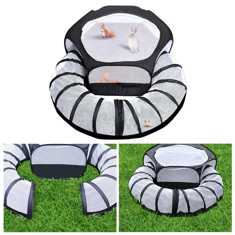 

New foldable and convenient pet training game fence outdoor small animal tent