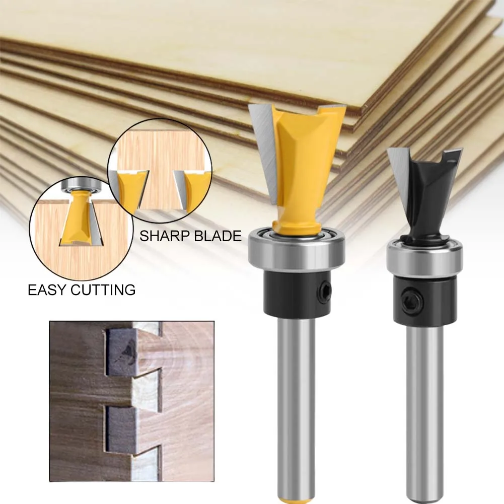 1/4 Shank Dovetail Cutter Professional Woodworking Milling Saw Cutter Woodworking Accessories