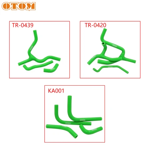 Комплект силиконовых шлангов радиатора для мотоциклов KAWASAKI, трубка для охлаждающей жидкости, KX250F KX450F 2007-2019, аксессуары для мотокросса