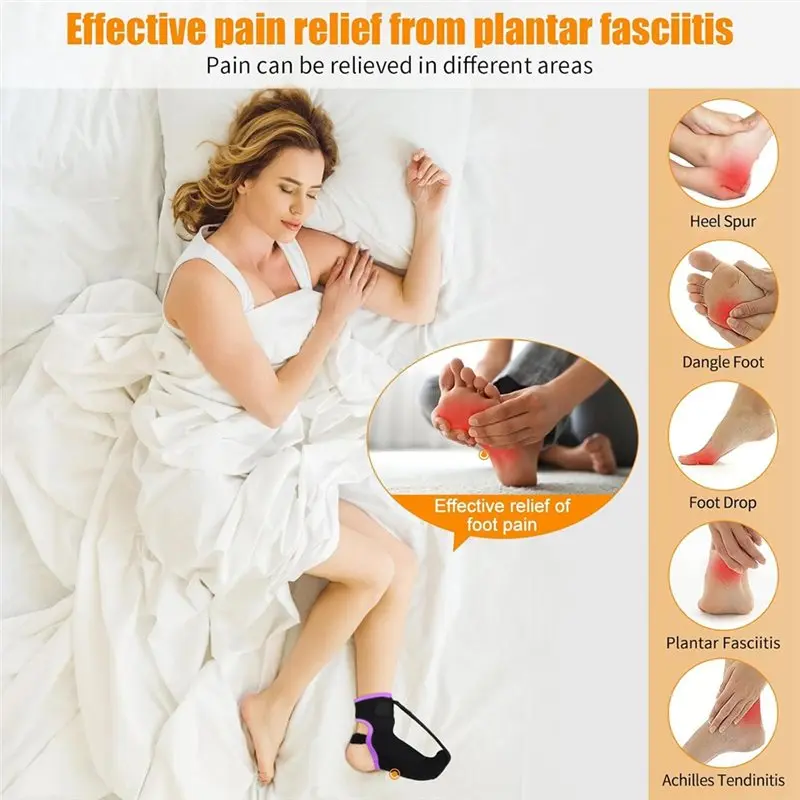 RTENTE-Plantar Fasciitis Night Splint Socks Foot Brace For Plantar Fasciitis Foot Drop Support