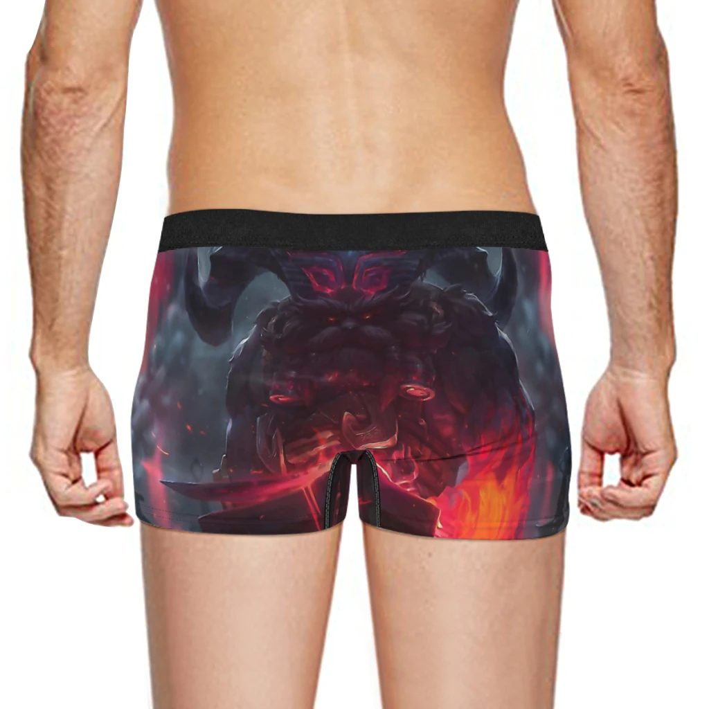 Orn LOL-Cuecas Boxer Algodão para Homem, Roupa Interior Sexy, Cuecas, Cuecas