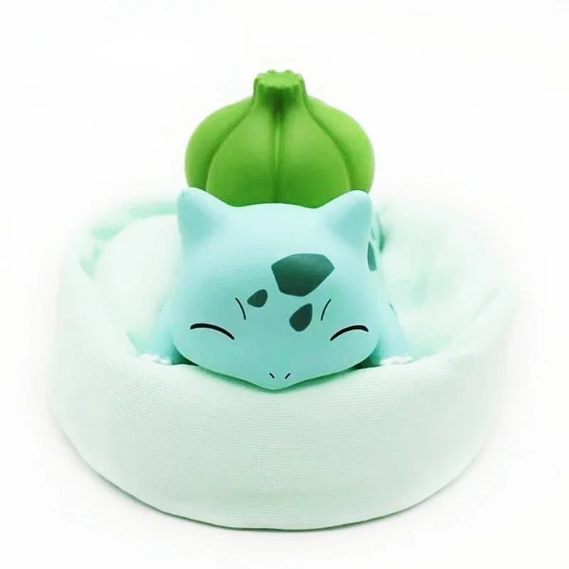 Kit de modelo de Pokémon, figura de personajes de Anime, sueño estrellado, serie Pikachu Bulbasaur, Interior del coche, posición para dormir, juguetes, regalos