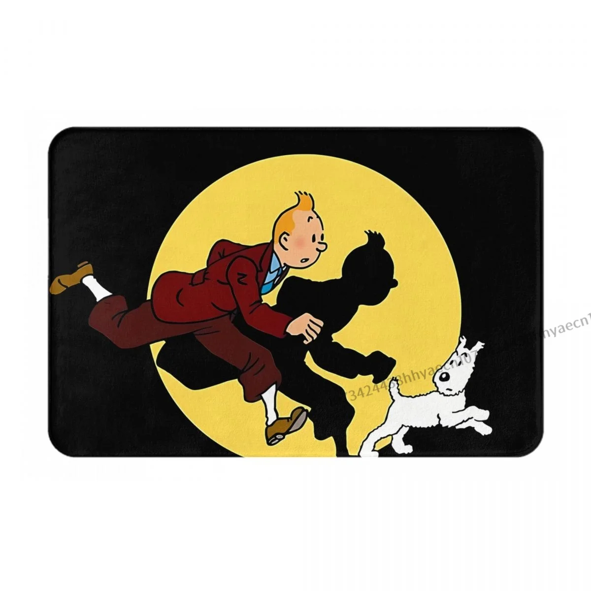 Tin Tin Anime Bathroom Mat Smart Man Doormat Kitchen Carpet Outdoor Rug Home Decoration