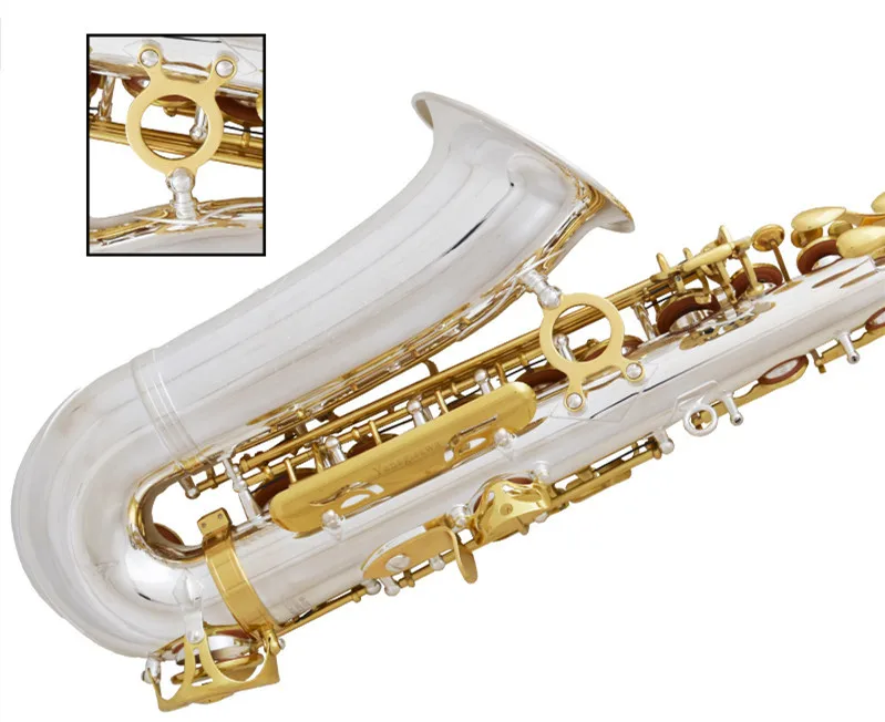 

Hooqu silver plated Tenor Saxophone Transparent Tenor