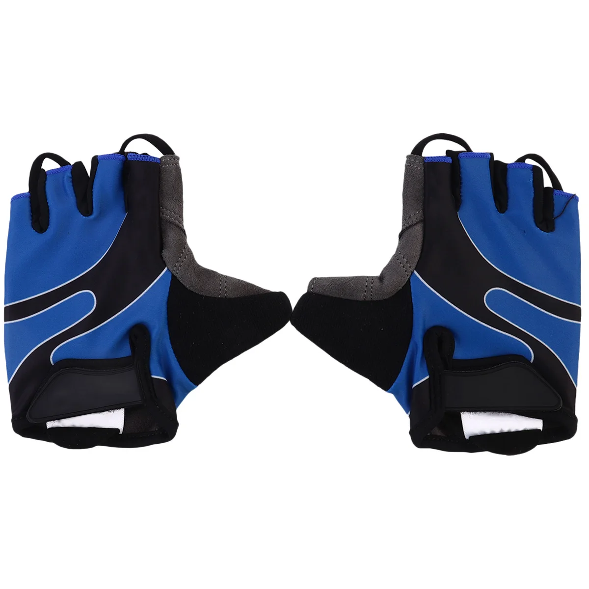 

Sweat Evaporation Breathable Cycling Gloves Non Slip High Elastic Lycra Sbr Silicone Outdoor Sports Workout Gloves Blue