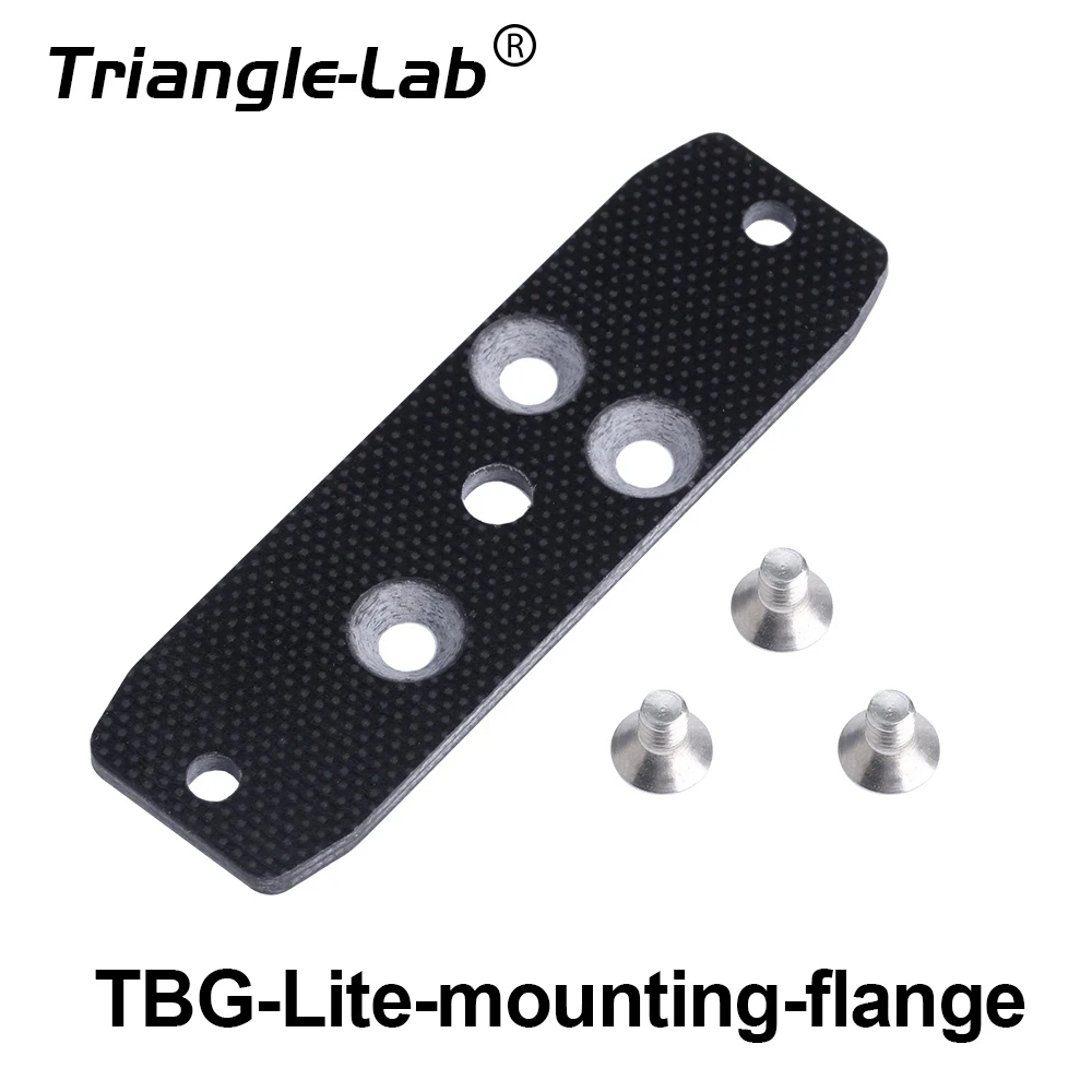 

C Trianglelab TBG-Lite-mounting-flange Compatible Adapter Mounting Base Adapter Compatible with TBG-Lite Extruder Right printer