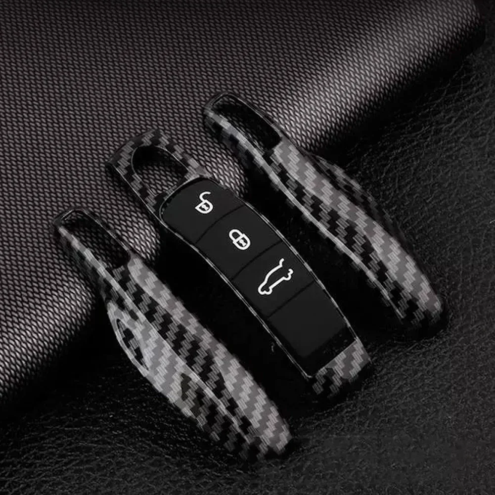 For Porsche Panamera Spyder Carrera Macan Boxster Cayman Cayenne 911 970 981 991 Car Smart Remote Key Case Covers Set Shell