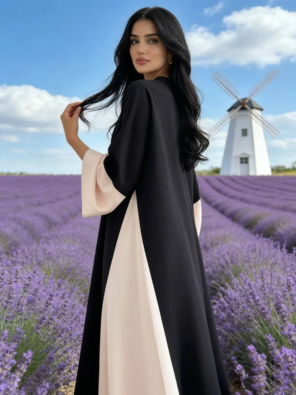 

Дубай Открытая Абая для женщин Кимоно Кардиган Kebaya Кафтан Марокканский женский халат Скромный свободный Абая Исламская молитвенная одежда Кафтан