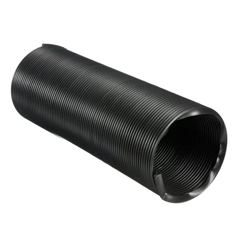 Tubo de entrada de filtro de aire acondicionado automotriz, 25-100cm, 76/63/51mm, alambre de acero corrugado, entrada de aire, conducto telescópico, motores de manguera