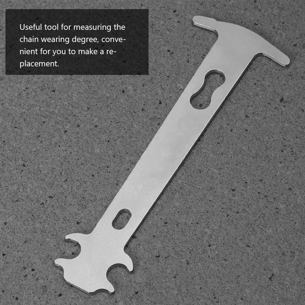 

5 Pcs Chain Detection Tool Portable Bike Gauge Ruler Chains Indicator Testing Repair Measuring