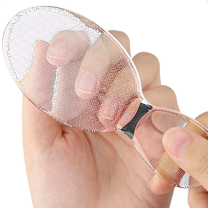 Trasparente Nano Glass Hand Foot File Callus Foot Dead Skin Remover Pedicure professionale manuale spazzola per macinare i piedi