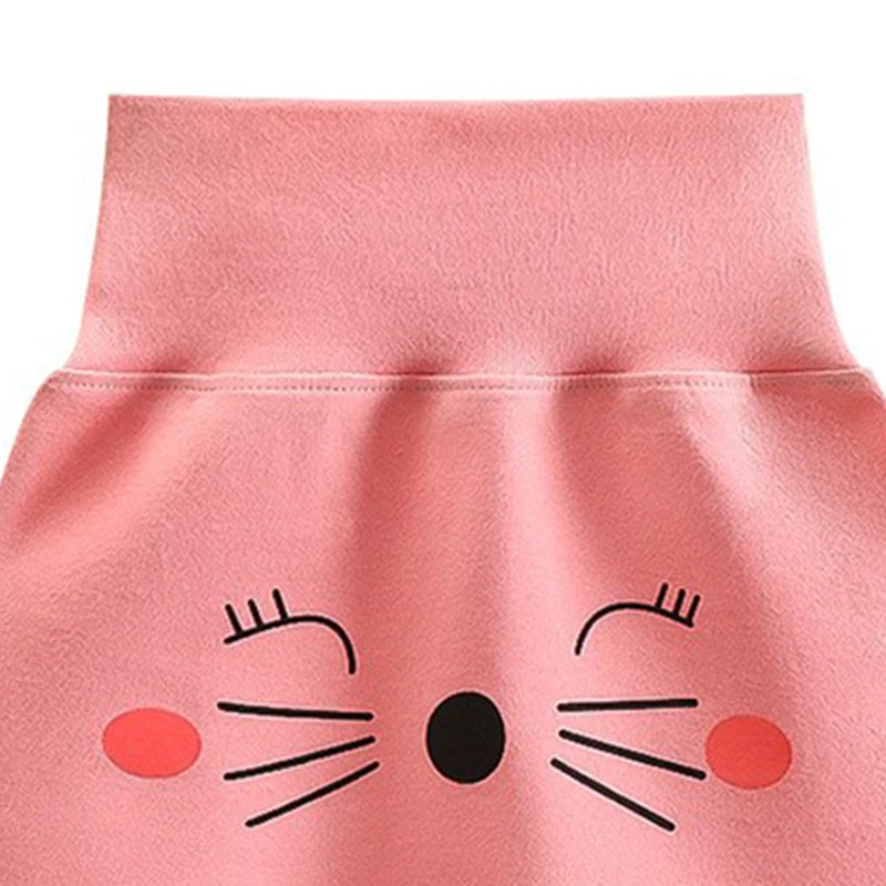 Verdickte Baumwollhosen für Kleinkinder, Babyhosen mit Cartoon-Print, Herbsthosen für Neugeborene Jungen und Mädchen mit großem Hüftumfang, Kleidung 0-3 Jahre – Detail 9