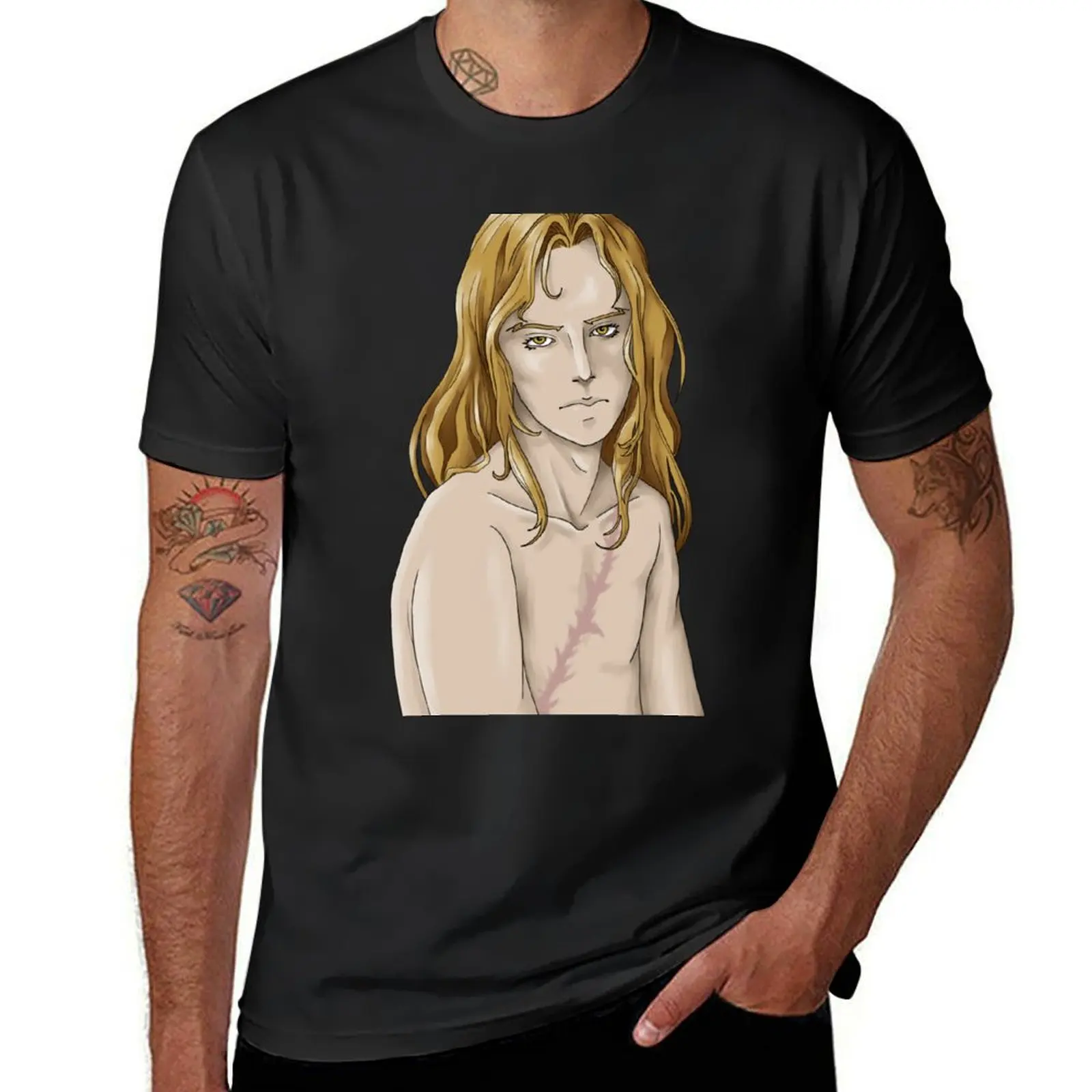 

Alucard T-Shirt blacks anime clothes oversized t shirts for men