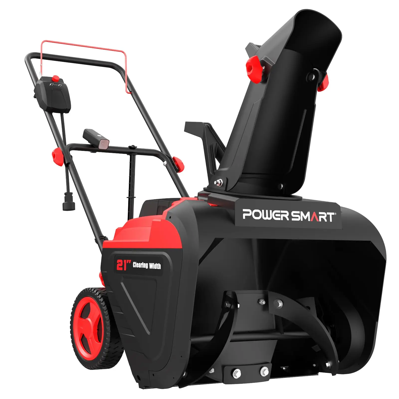 21 Inch Corded Electric Snow Blower, 15 Amp, with LED Light