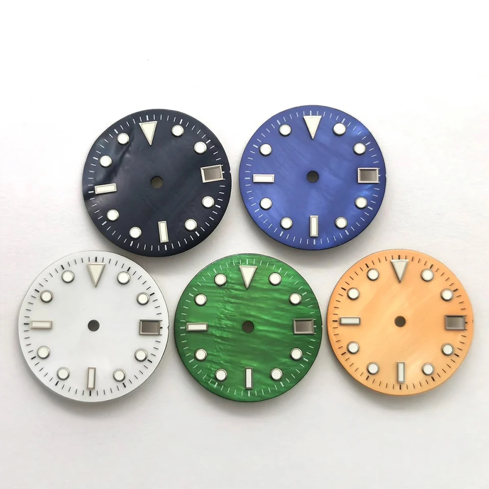 Customized 28.5mm Dial NH35 Luminous Watch Dial Fit for NH35 NH36 Movement 28.5mm Watch Faces Dial Parts
