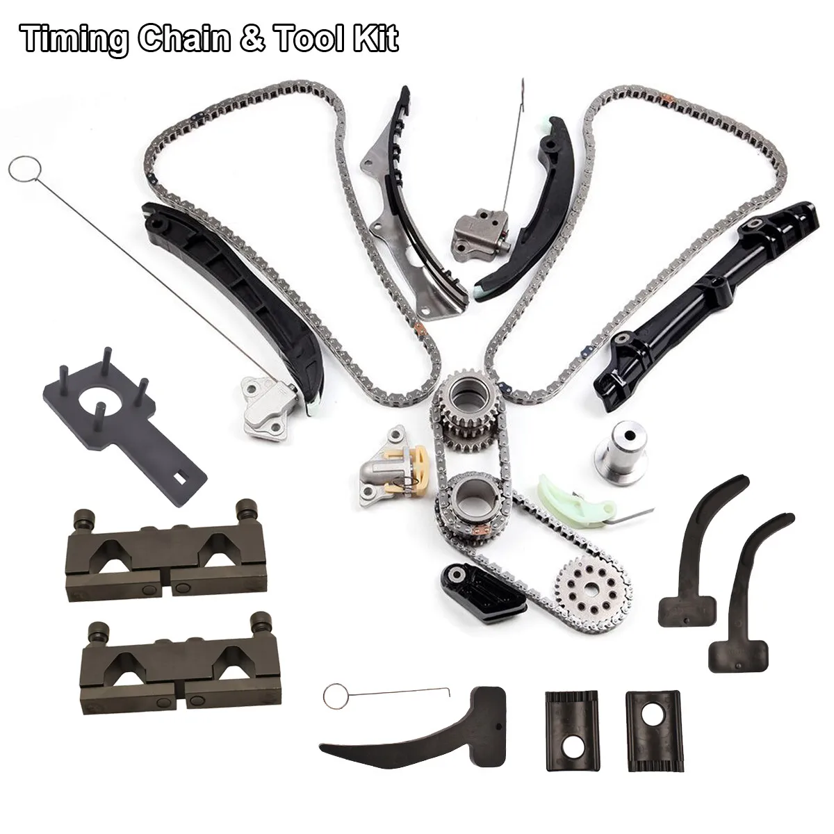 AP01 Timing Chain & Holding Tool Kit For Dodge Durango Chrysler Jeep Ram 1500 3.6L V6 10200A 10200 10369A, 10198A , 10223, 10223-TRG, 10369A, 10200-1, 10200-2, 10200-3, 10202-1, 10202-2, 05184352AF, 05184352AE; 5184352AF