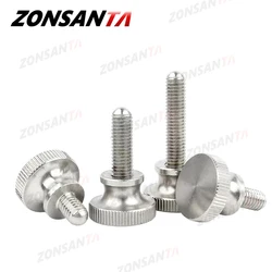 304 roestvrij staal duimgordijn muur glas slotschroef M2 M3 M4 M5 M6 M8 M10 gekartelde stap hoge kop hand draai aanpassen bout