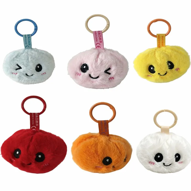 Cute Creative Humorous Buns Dumplings Plush Toys Soft Soothing Decorative Pendants for Home Garden Decoration