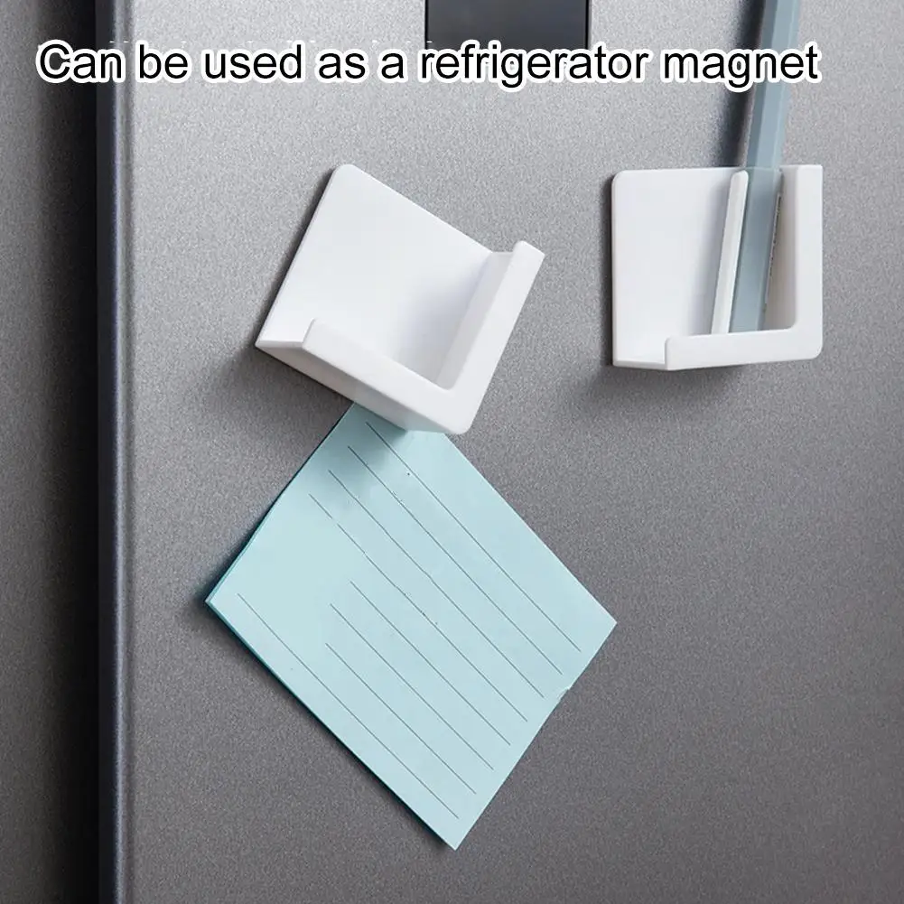 

Самоклеящийся держатель для мобильного телефона, разборная магнитная подставка для холодильника, настенный кронштейн, прикроватная подставка T7E6