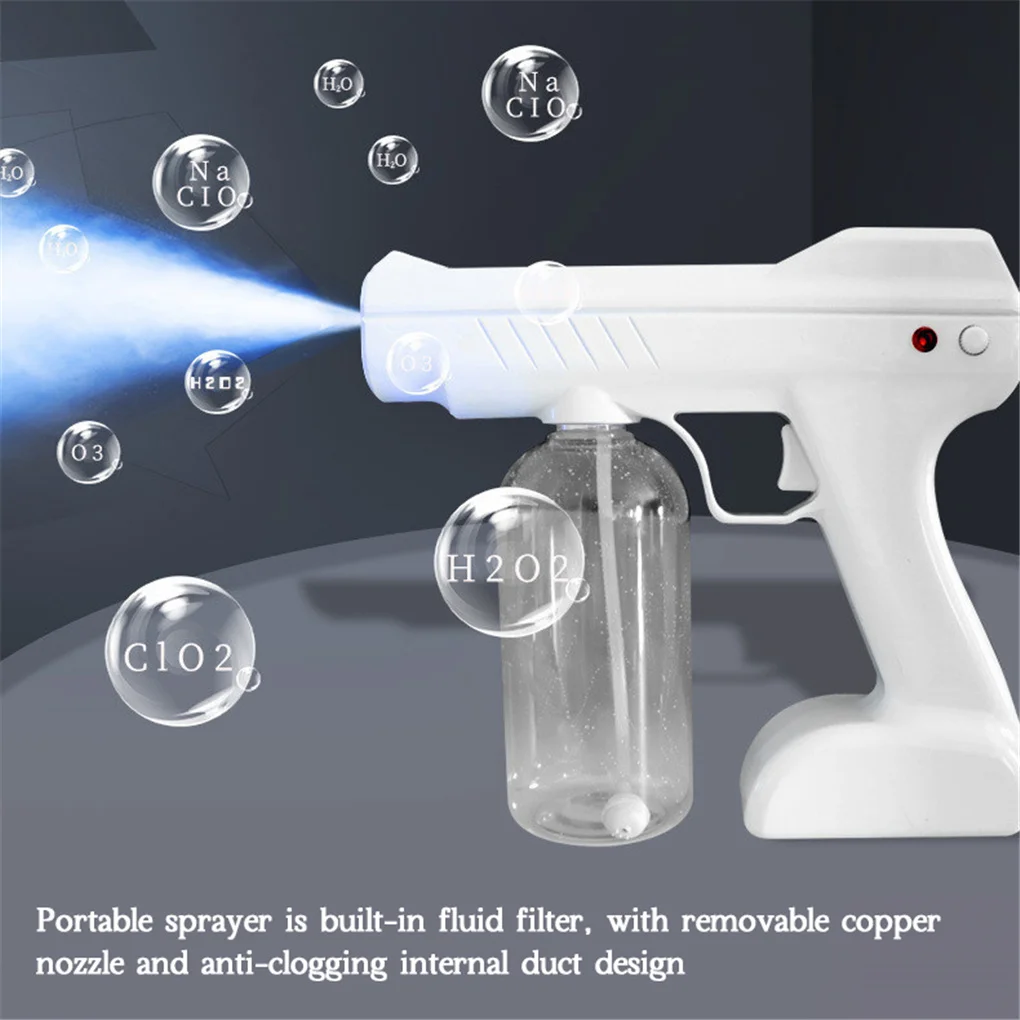 800ml Large Capacity Spray For Longer Without Refilling Disinfectant Fogger Disinfectant Spray White US Plug US Plug