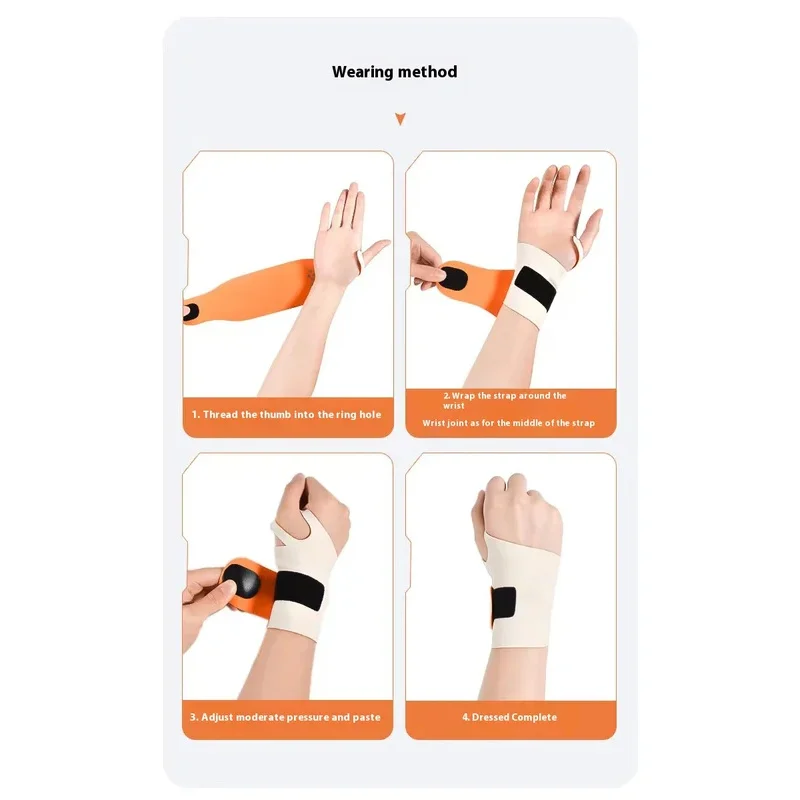 دعم المعصم الرياضي للنساء والرجال، واقي معصم مسامي ممتص للعرق لصالة الألعاب الرياضية والتنس وكرة الريشة واللياقة البدنية #2