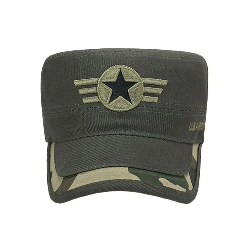 Spring Summer Cotton Hat Adjustable Casual Cadet Hat Breathable Baseball Cap