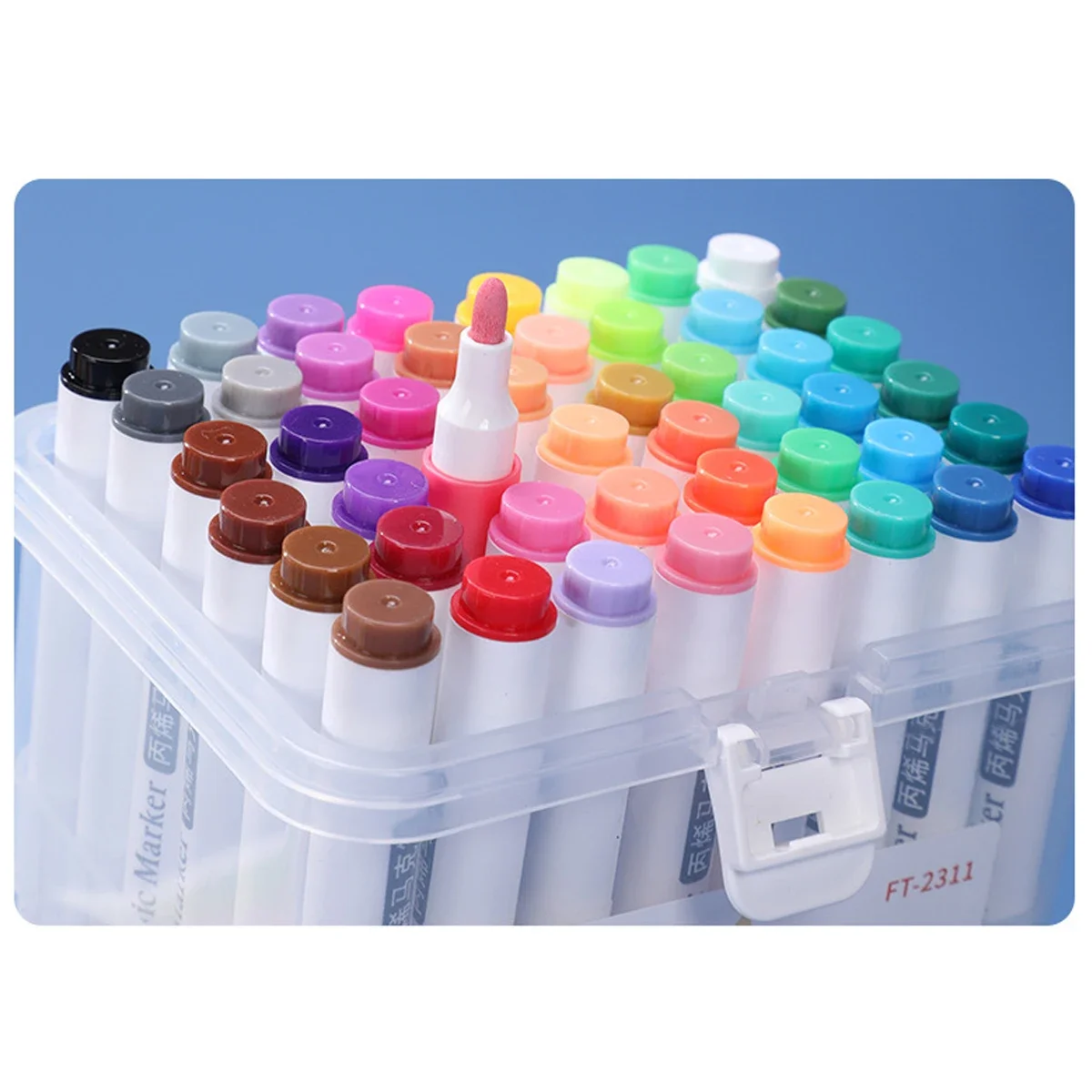 

12-60 Colored Single Head Non-washable Marking Watercolor Pens and Drawing Kits Suitable for School Stationery Office Supplies