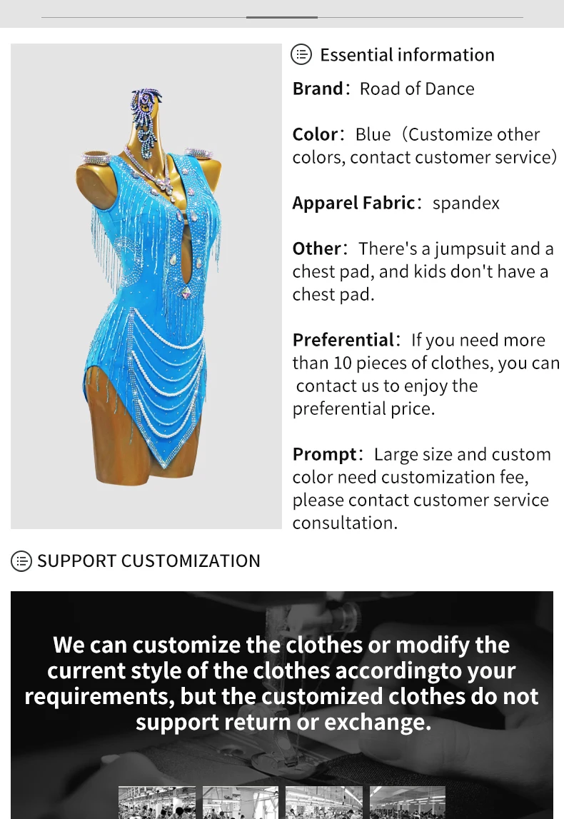 Neue Lateinamerikanische Tanzoutfits Wettbewerbsanzug Elegantes Partykleid 2026 Strass-Kleidung Mädchen Sexy Abend- und Übungskostüme – Detail 3