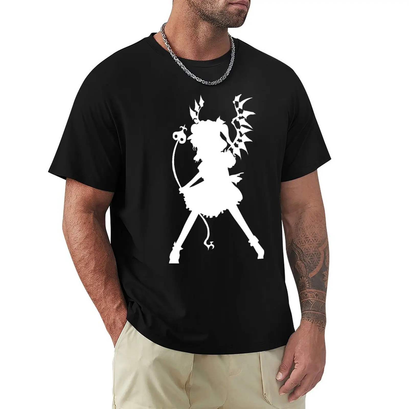 Flandre Scarlet (White) - Touhou Project T-Shirt man graphic t shirt T-Shirt