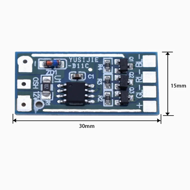 1pcs 5V 12V RGB flash module 11 modes button switching colorful light module high current drive module