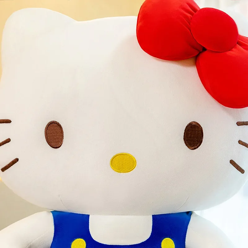 Peluche Hello Kitty de grande taille 35/45/60cm pour enfant, jouet doux, mignon, Sanurgente, KT, cadeau d'anniversaire, tendance