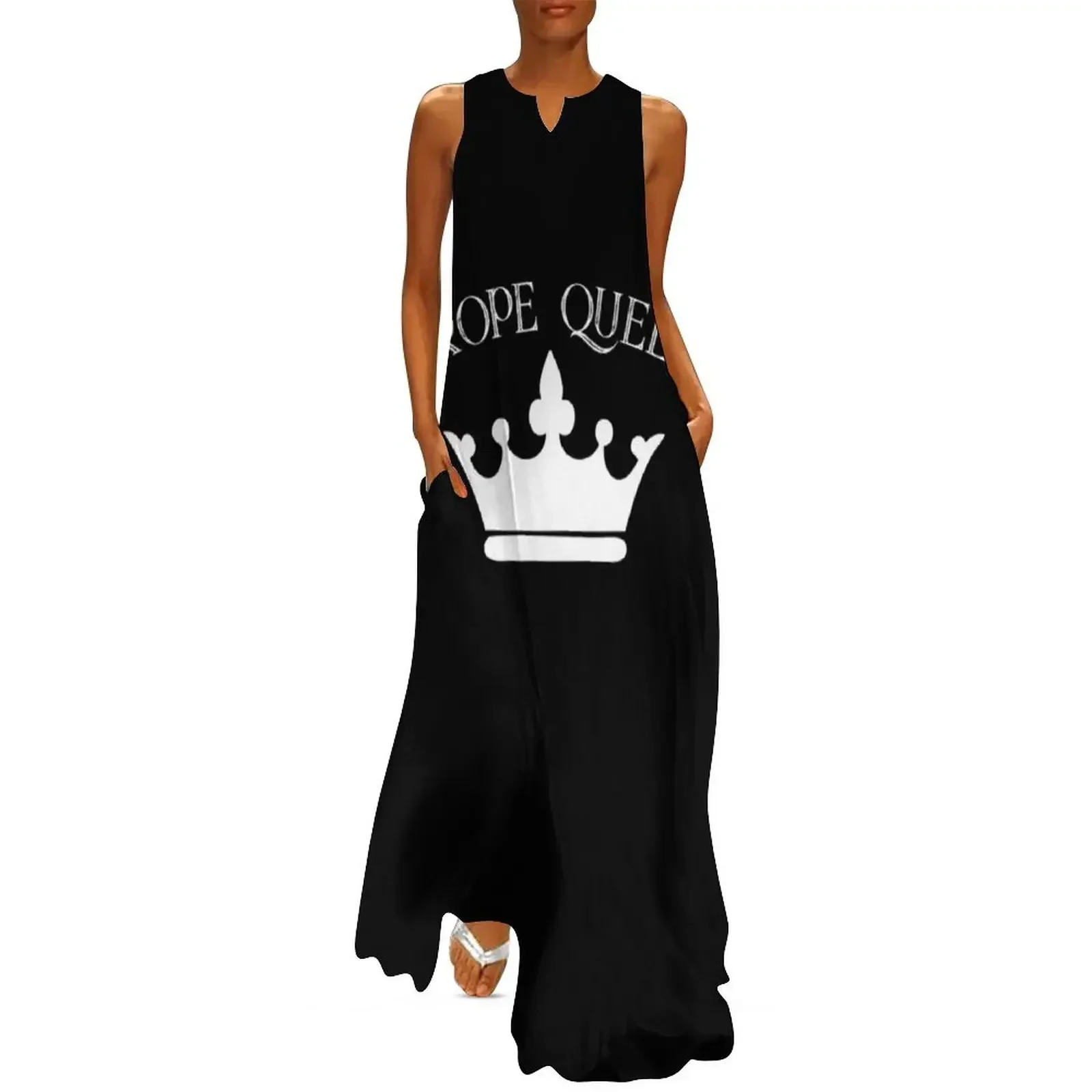 

Trope Queen - White Ink Long Dress Woman's evening dress evening dresses women luxury dresses dress party night