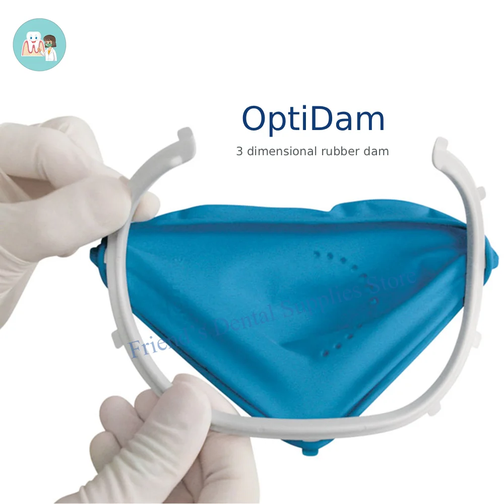 

‌ Dental Kerr Optidam 3D Rubber Dam Kit — комплексная система изоляции передней и задней части для повышенной клинической точности