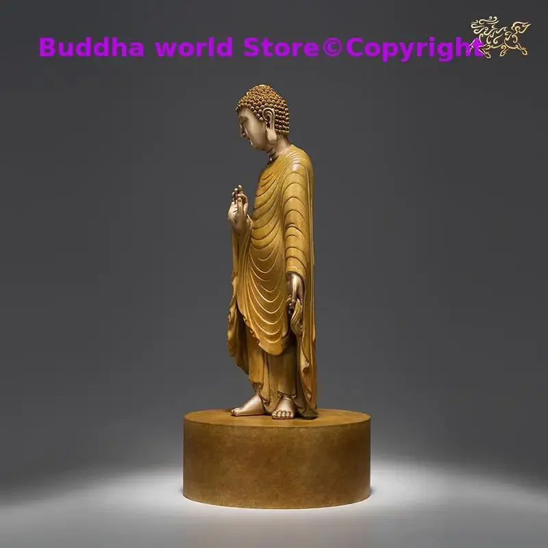 A+ Asia Thailand home altar high grade decorative buddha statue PU DU ZONGSHENG buddha BLESS family safe health bronze statue