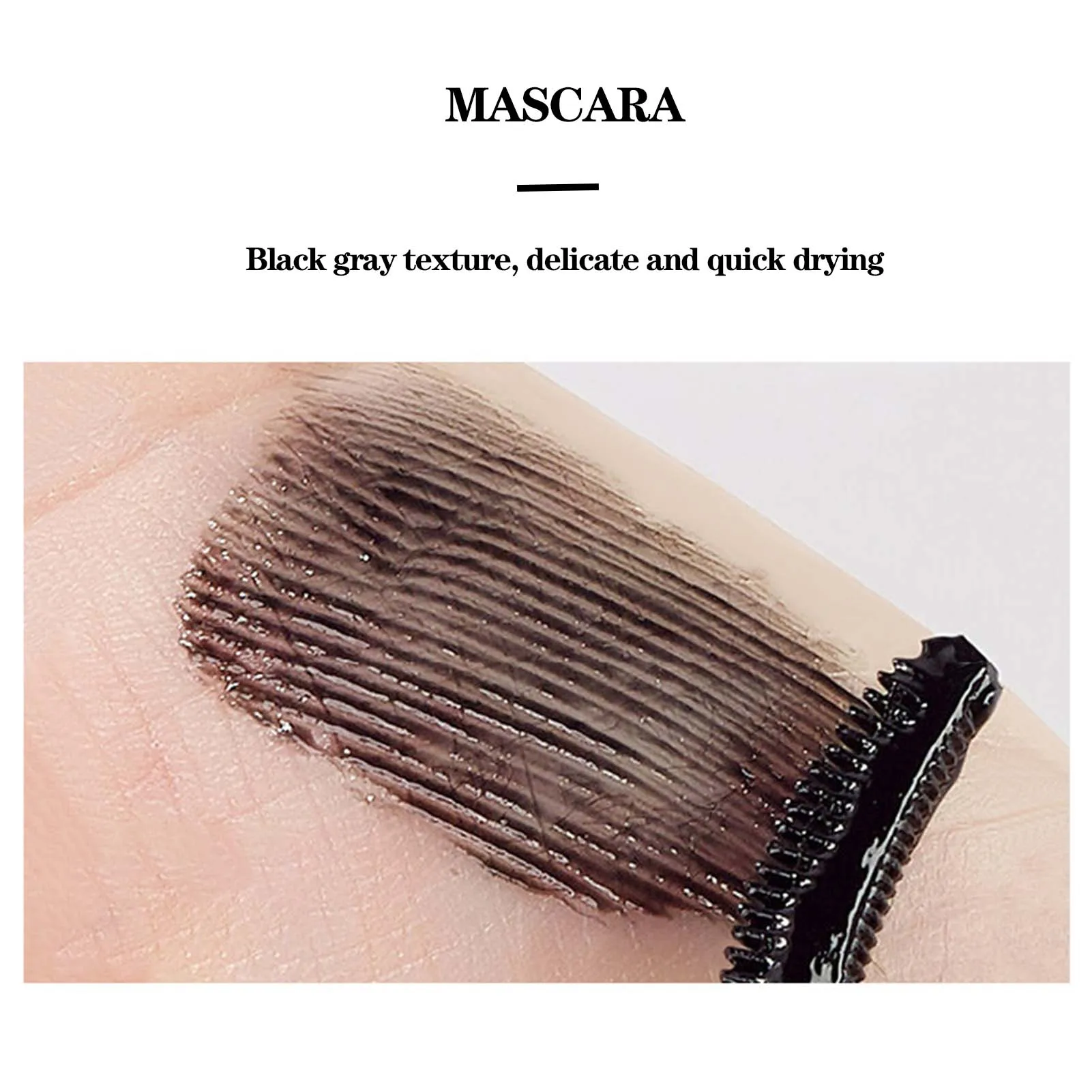 Vibely Eyelash Base Shaping Cream Mascara Fine Brush Head Waterproof Curling Non-Blooming Long-Lasting Shaping Liquid