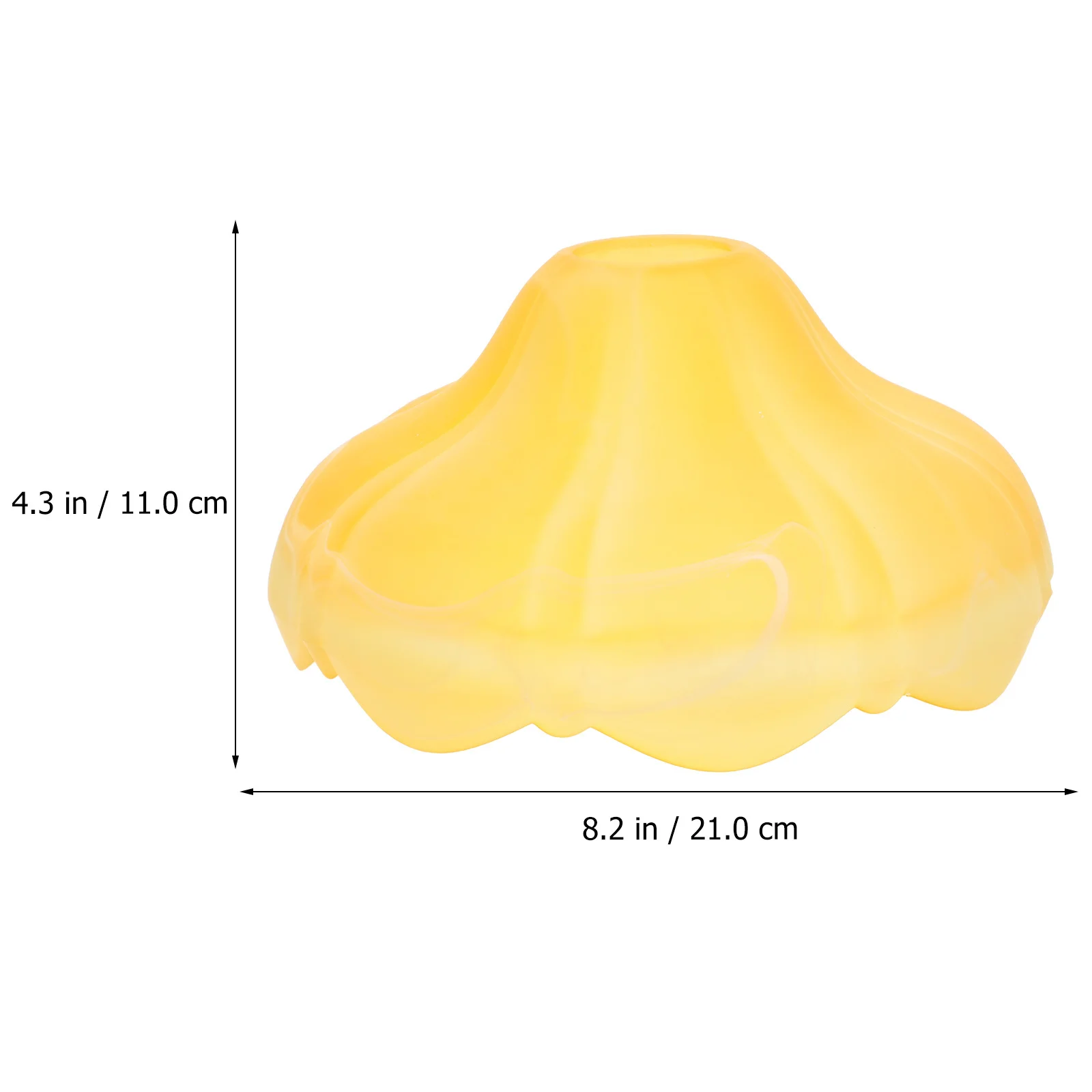 

Glass Lampshade Unique Ceiling Light Cover Delicate Glass Craft Lampshade for Home Decor Easy Install Hanging Light Cover