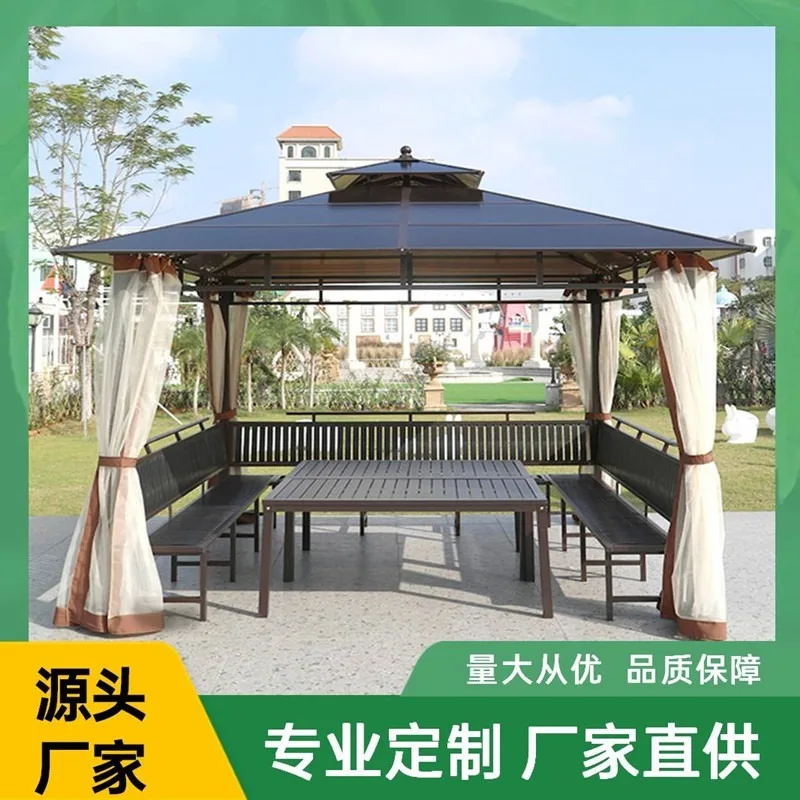 Outdoor pavilion villa courtyard garden cooling indoor pavilion modern