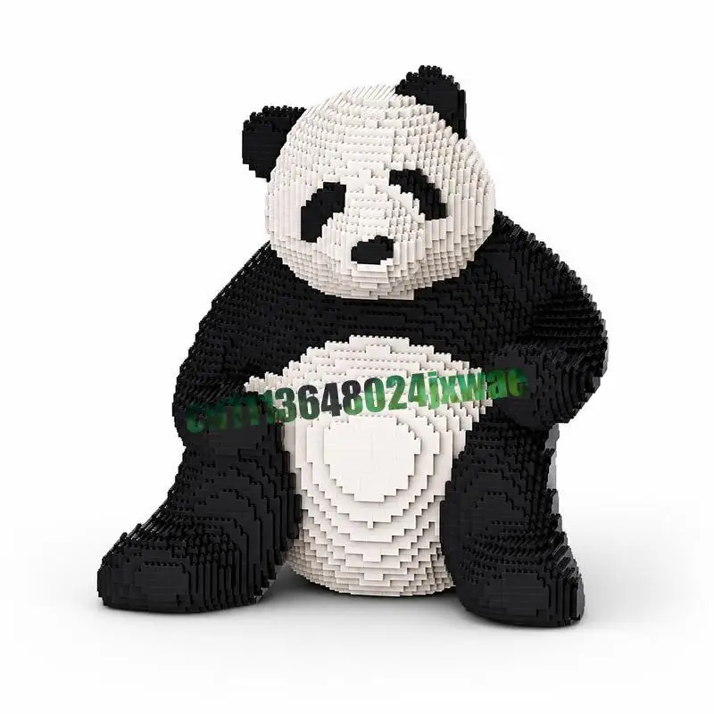 NEW 5749Parts Panda Animal MOC Model Custom Puzzle DIY Assembly Educational Building Blocks Collection Display Popular Toy Gift