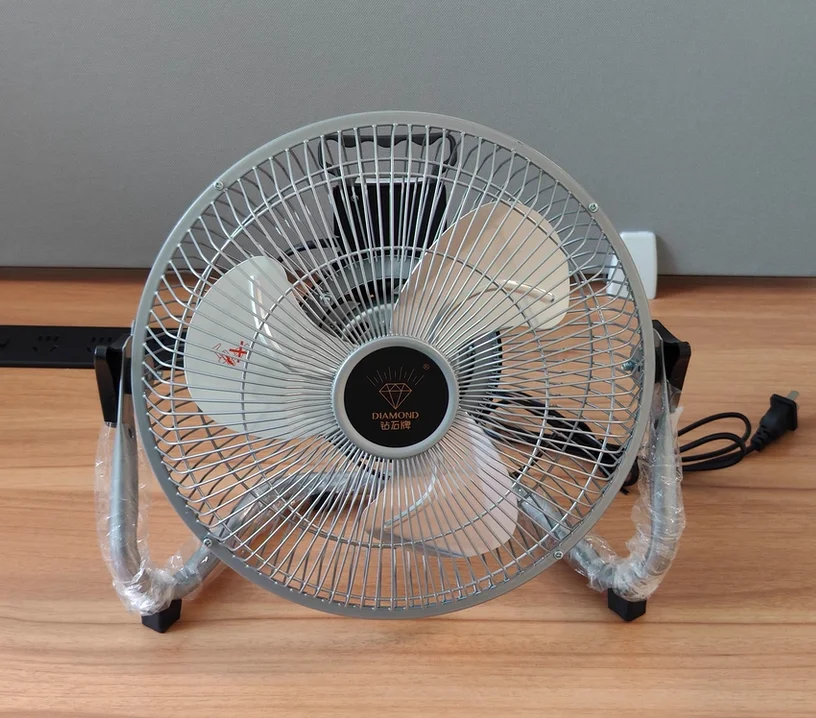 220V Diamond Brand Industrial Strong Floor Fan High Power Oscillating Desk Fan with Large Wind AE