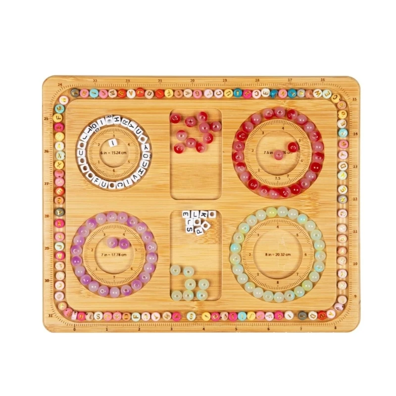 

Convenient Beading Mats Trays Jewelry Board for Crafting Bracelets and Necklaces