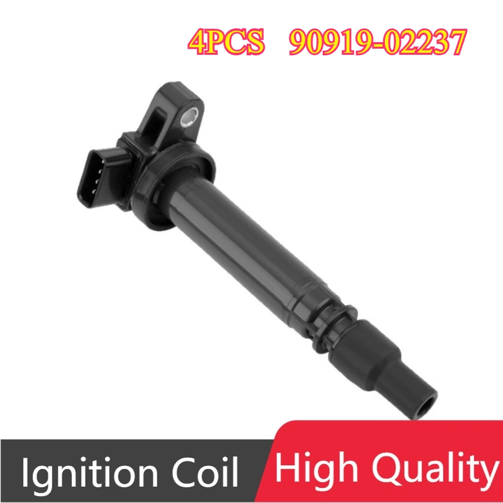

4Pcs 90919-02237 9091902237 90919 02237 UF323 UF-323 Ignition Coils For Toyota Tacoma 2000 2001 2002 2003 2004 2.4L 2.7L