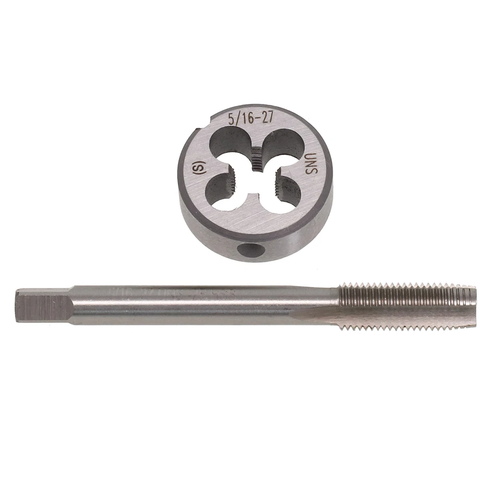 hss-5-16-27-タップ＆ダイセット-右ねじ切削工具-金属加工用-パイプタッピング加工用品-hss