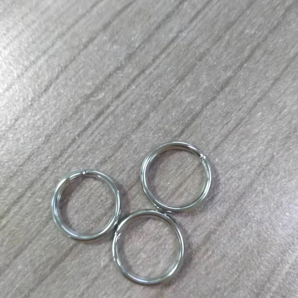 

580Pcs Split Key Ring Metal Circles Flat Design Durable Anti-Erosion Strong Secure Closure for Keys Bulk Set Key Ring Circle