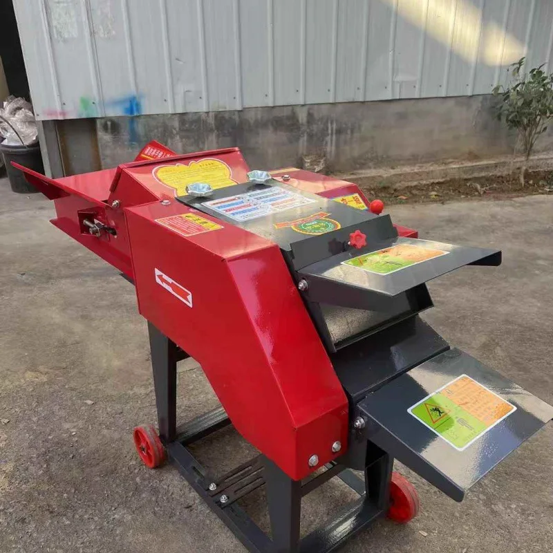 

(Customized for sea shipping) Wet and dry straw chopper, 8 horsepower diesel alfalfa crusher, grass chopping and shredding all-i