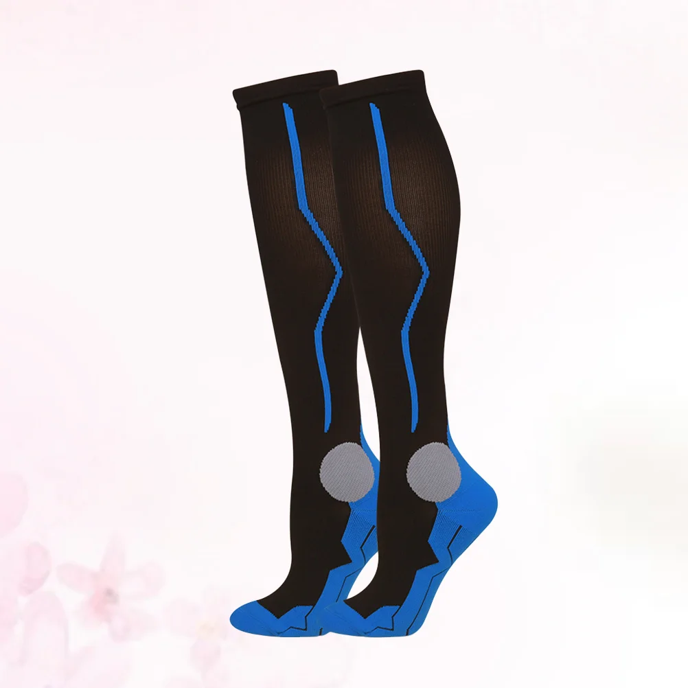 

1Pair Breathable Running Compression Socks Quick Dry Moisture Wicking Athletic Socks for Leg Protection Calf Support Long