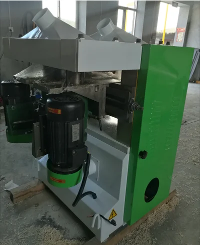 This wood planer 4 side is a heavy-duty four sided planer thicknesser designed for professional woodworking shops and